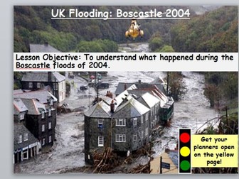 Key Stage 3 UK Flooding: Boscastle 2004 Lesson