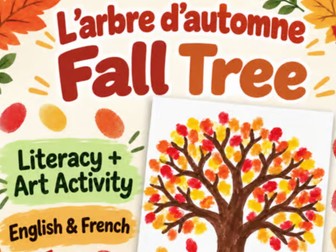 Fall/Autumn Tree Painting English & French