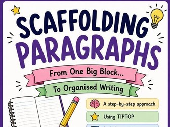 TIPTOP Paragraphing Activities & Slides