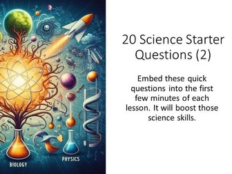 GCSE Science Starters Skills Part 2