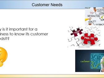 Customer Needs