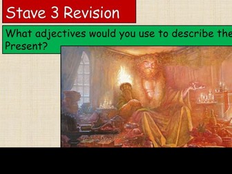 GCSE A Christmas Carol Stave 3 Revision