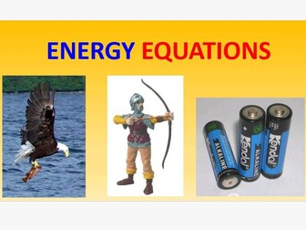 Energy equations