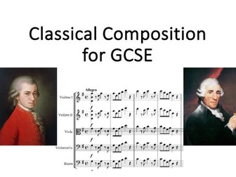 GCSE Composition that works!  Classical composition for all ability levels.