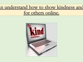 E-Safety - being kind online