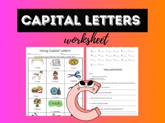 Capital letters worksheets
