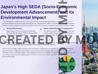 Japan’s High Socio-Economic Development and Its Environmental Impact