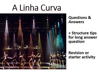 A Linha Curva questions and answers GCSE Dance anthology