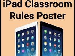 iPad Rules Posters