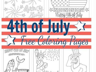 Independence Day 4th of July Activity Book