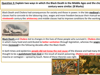 AQA history exam revision - Health and the people (medicine through time)