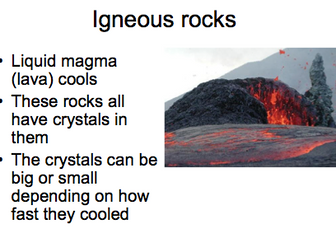 Earths materials presentations