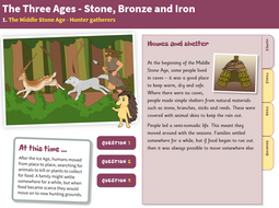 Hunter-Gatherers - Interactive Teaching Book - The Stone Age KS2