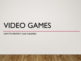 Video Game workshop for parents.