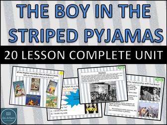 20 Lessons on The Boy In The Striped Pyjamas (COMPLETE SOW)
