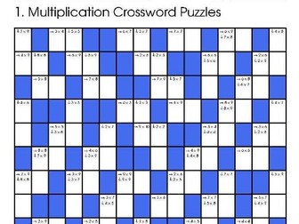Multiplication Crossword