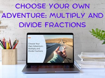 Multiply and Divide Fractions Fun Powerpoint Task