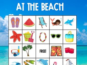 Beach Bingo 32 Cards