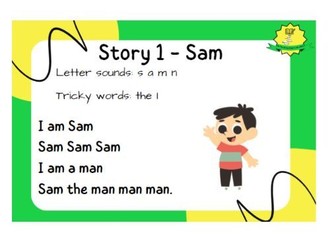 2 x Phonetic Decodable Stories for early readers