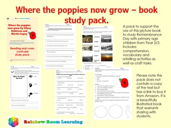 Remembrance Day - Where the poppies now grow booklet.