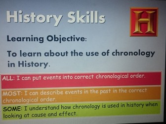 History Skills - Chronology