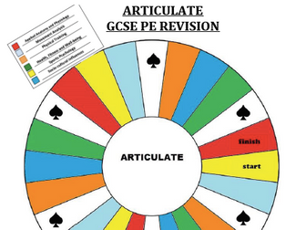 GCSE PE Articulate Game