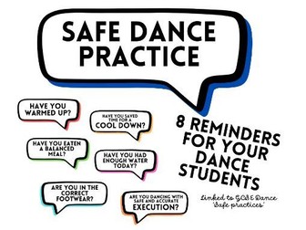 Safe Dance Practice Display (AQA Dance)