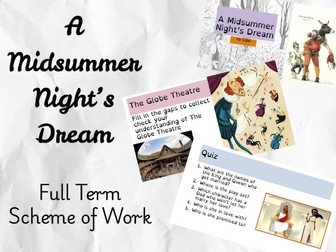 A Midsummer Night’s Dream – Complete KS2/KS3 English Scheme
