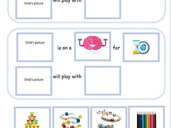 Brain Break visual board.