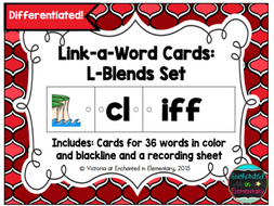 Link-a-Word Cards: L-Blends Set