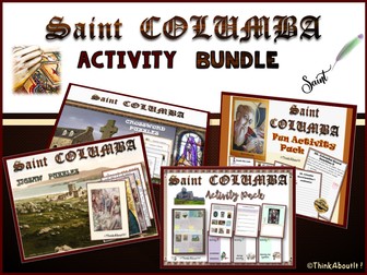 Christianity: St. Columba Activity Bundle