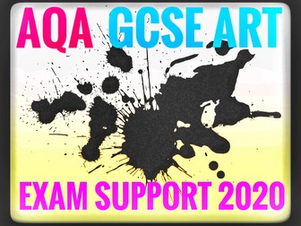 AQA GCSE ART EXAM 2020