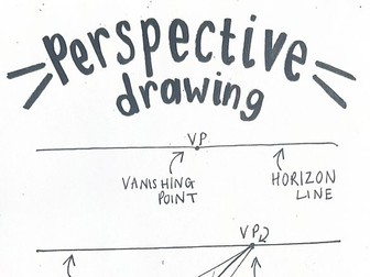 KS2 and KS3 perspective drawing