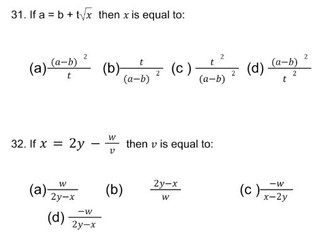 Higher maths GCSE 44 questions algebra, standard form and indices.