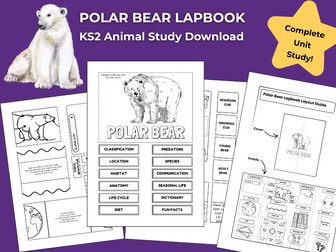 Polar Bear KS2 Animal Science Activities | Lapbook