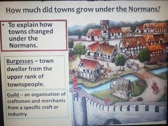 AQA GCSE Norman England - Town Life under the Normans