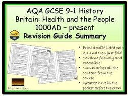 Health and the People Revision Guide Summary AQA GCSE 9-1 by ...