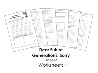 Dear Future Generations: Sorry - Prince Ea - Worksheets