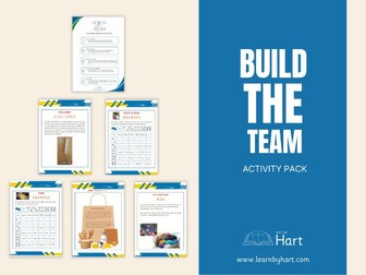 Build the Team - 5 x Team building activities!!