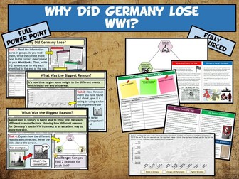 WW1 L18 - Why Did Germany Lose WW1