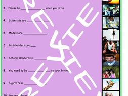 Adjectives 3 Photo Worksheet Set