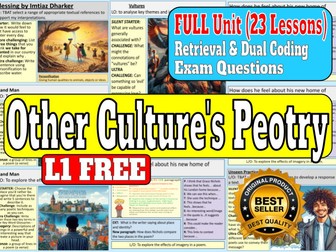 Other Cultures' Poetry AQA