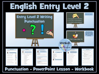 Entry Level 2 Functional Skills English Writing - Punctuation
