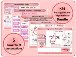 KS4 Pythagoras and Trigonometry Bundle