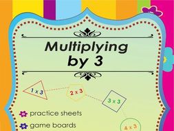 Multiplying by 3 - Multiplication Math Games and Lesson Plans