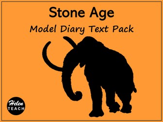 Stone Age | Diary of a Neolithic Child | Model Text Pack With WAGOLL