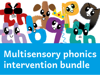 Multisensory phonics intervention bundle