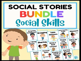Social Skills Social Story Bundle