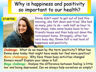 Mental Health Happiness + Positivity PSHE
