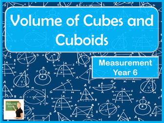 Maths Volume of cubes and cuboids Year 6